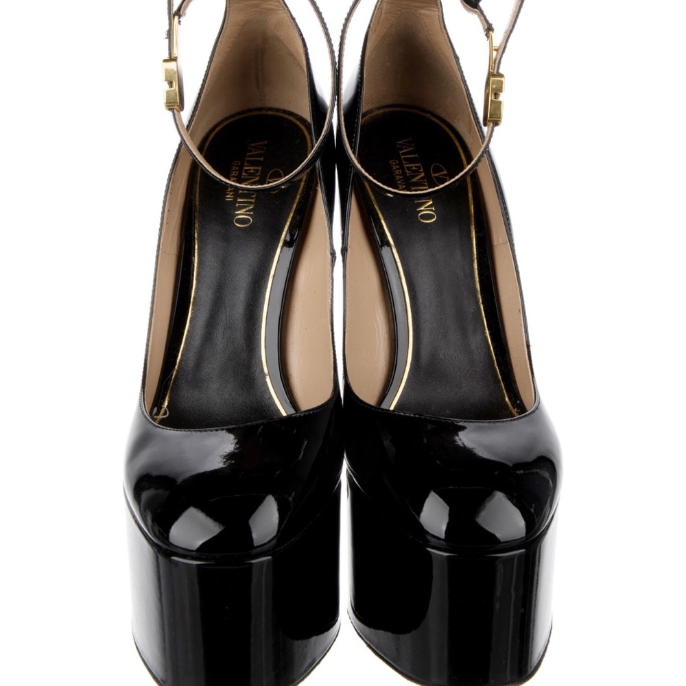 Valentino Garavani Tan-go Patent Leather Platform 37.5